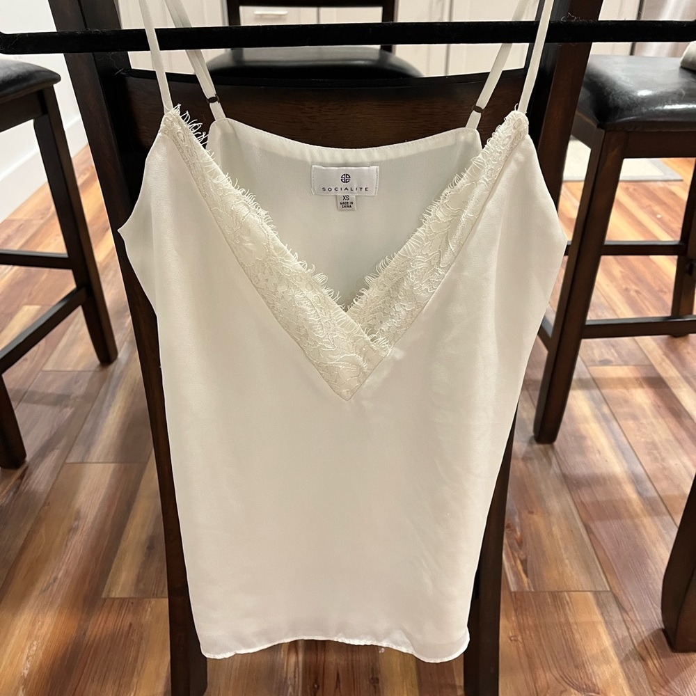 Lace tank top